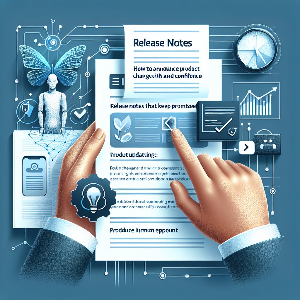 Release Notes That Keep Promises: How to Announce Product Changes with Context and Confidence