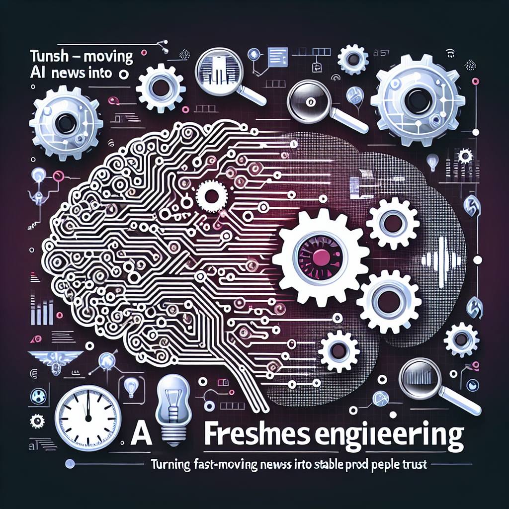 Freshness Engineering: Turning Fast-Moving AI News into Stable Products People Trust