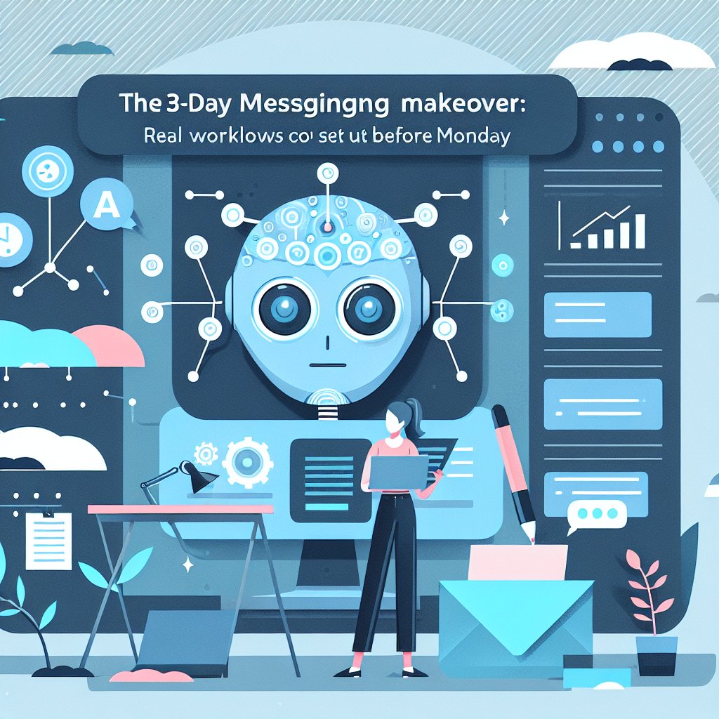 The 3-Day Messaging Makeover: Real Workflows You Can Set Up Before Monday