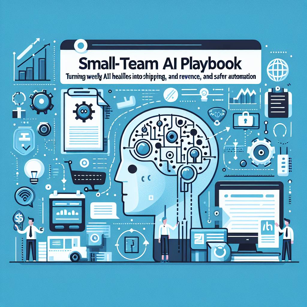 The Small-Team AI Playbook: Turning Weekly AI Headlines Into Shipping, Revenue, and Safer Automation