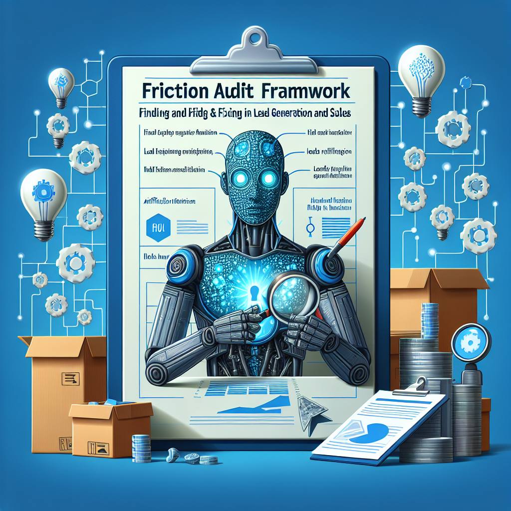 The Friction Audit Framework: Finding and Fixing the Hidden Drop-Offs That Kill Lead Capture and Sales