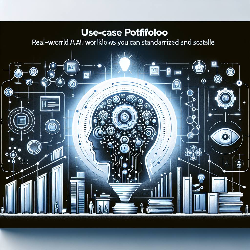 The Use-Case Portfolio: Real-World AI Workflows You Can Standardize and Scale