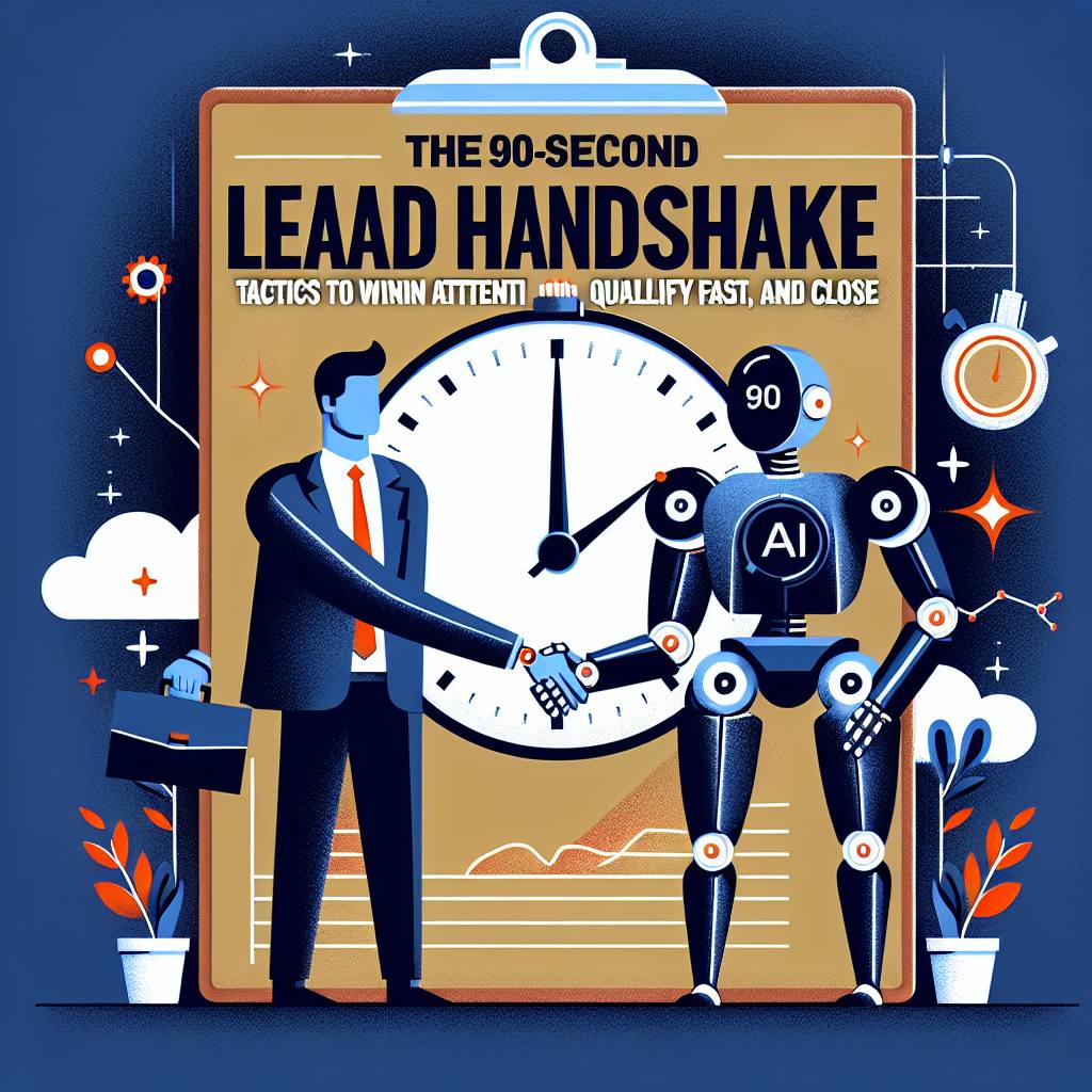 The 90-Second Lead Handshake: Tactics to Win Attention, Qualify Fast, and Close