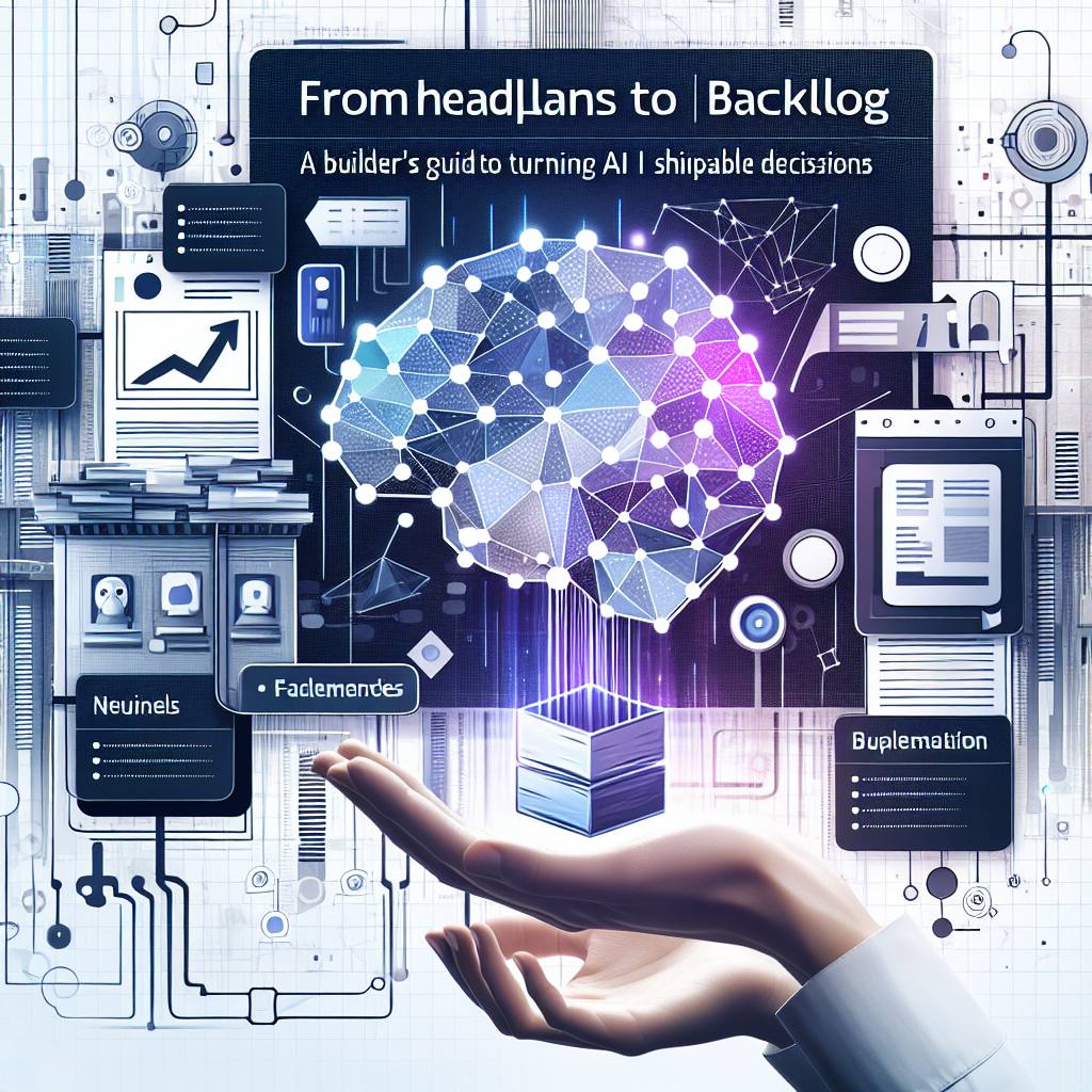 From Headlines to Backlog: A Builder’s Guide to Turning AI News Into Shippable Decisions