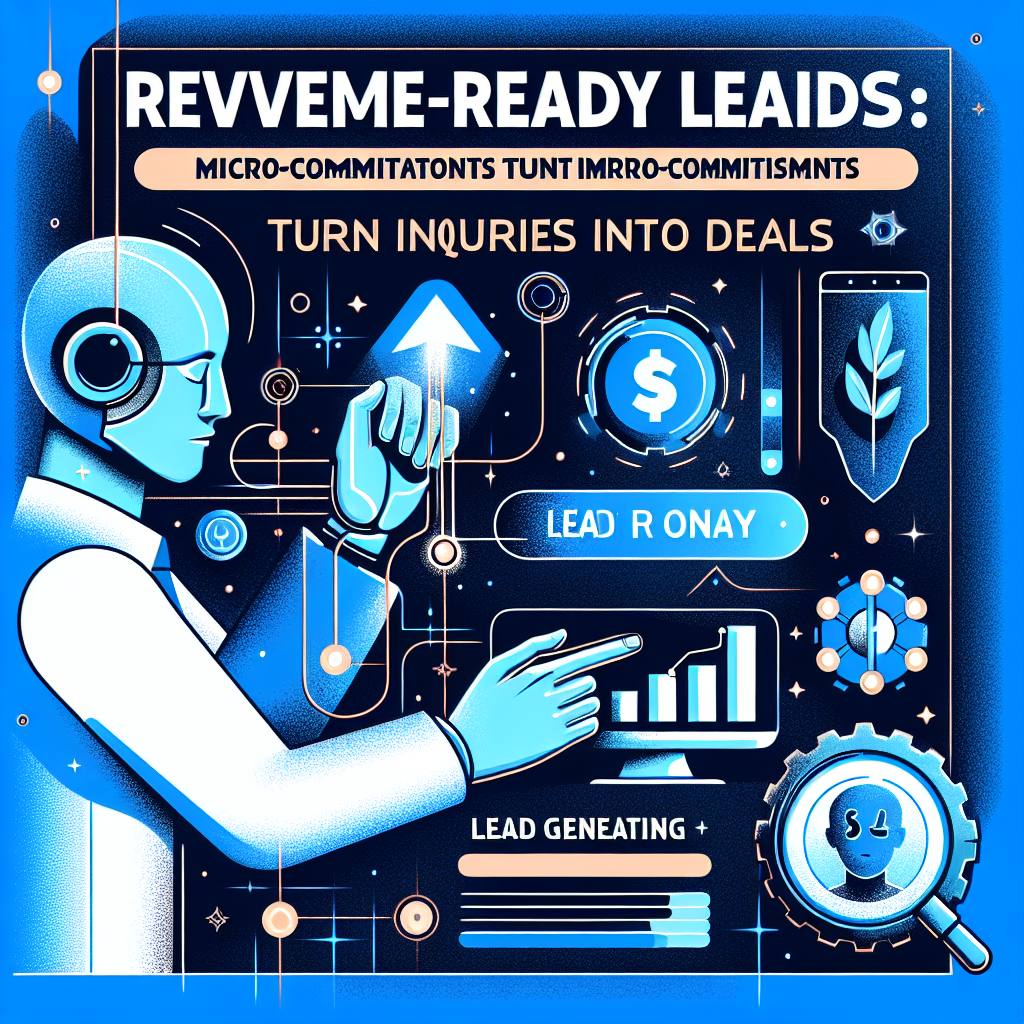 Revenue-Ready Leads: Micro-Commitments That Turn Inquiries Into Deals