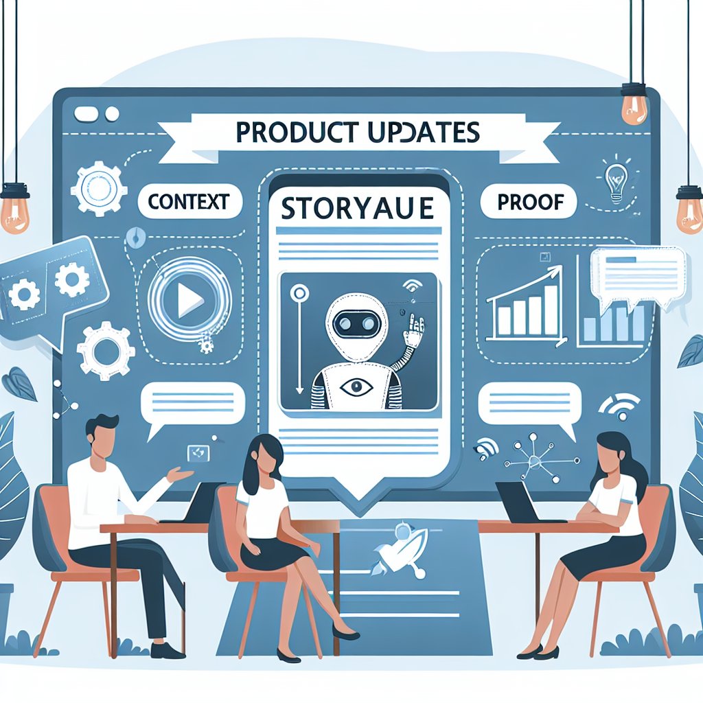 Product Update Storytelling: How to Explain Changes With Context, Proof, and Outcomes
